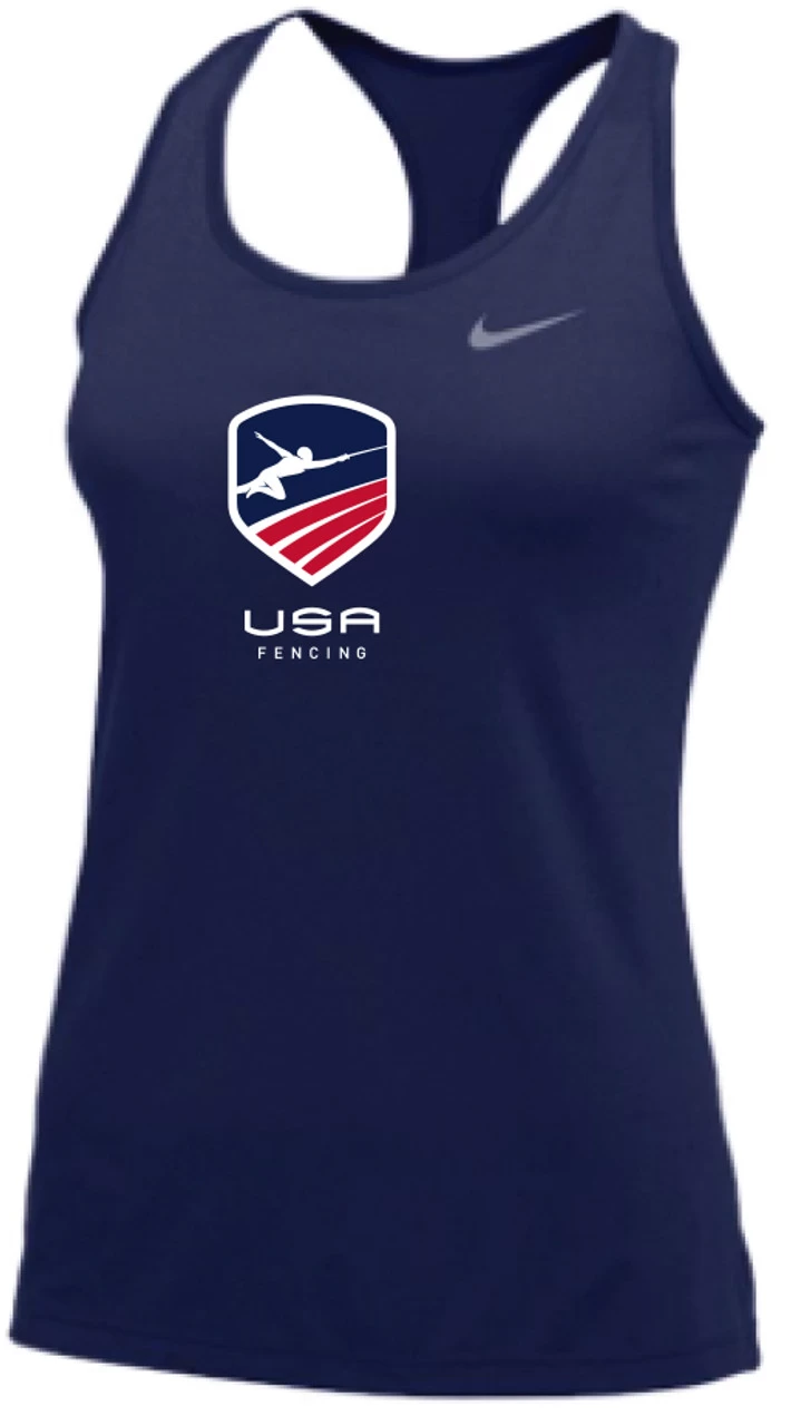 Nike Women's USAF Balance Tank - Navy/Red/White