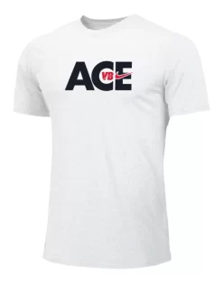 Nike Men's Volleyball Ace Tee - White/Black/Red