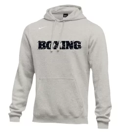 Nike Women's Boxing Shattered Club Fleece Hoodie - Grey/Black