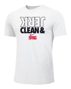 Nike Women's Weightlifting Clean And Jerk Tee - White/Black/Red