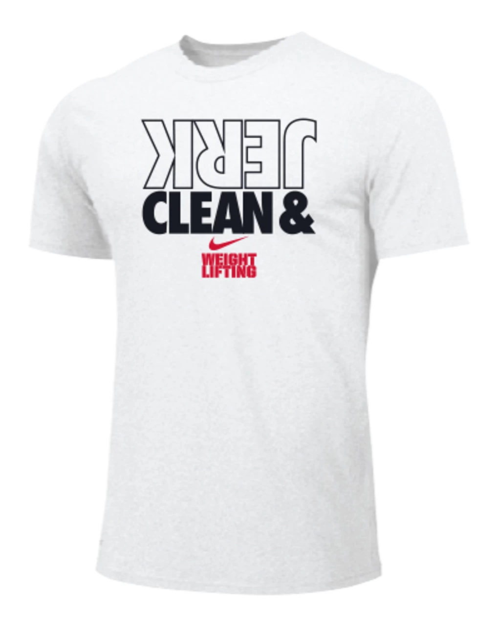 Nike Women's Weightlifting Clean And Jerk Tee - White/Black/Red