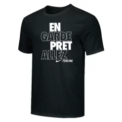 Nike Men's Fencing En Garde Pret Allez Tee - Black/White