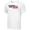 Nike Men's Field Hockey Earned Not Given Tee - White/Black/Red