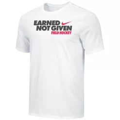 Nike Men's Field Hockey Earned Not Given Tee - White/Black/Red