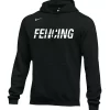 Nike Men's Fencing Club Fleece Hoodie - Black/White