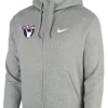 Nike Youth USA Weightlifting Club Fleece Full Zip Hoodie - Heather Grey