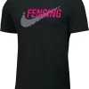 Nike Men's Fencing Rawdacious Tee - Black/Grey