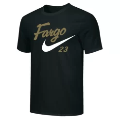 Nike Men's USA Wrestling Fargo 2023 Dri-Fit Cotton Tee - Black/Gold