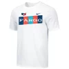 Nike Men's USA Wrestling Fargo 2023 Horizontal Block Dri-Fit Cotton Tee - White/Multi