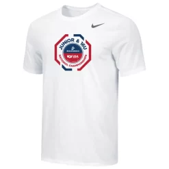 Nike Men's USA Wrestling Fargo 2023 Junior &16U Dri-Fit Cotton Tee - White/Multi