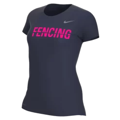 Nike Women's Fencing Legend Tee - Navy
