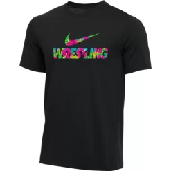 Nike Men's Wrestling Tee - Floral/Black
