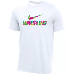 Nike Men's Wrestling Tee - White/Floral