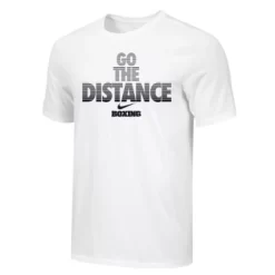 Nike Men's Boxing Go The Distance Tee - White/Black Fade