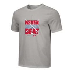 Nike Men's Fencing Never Miss A Beat Tee - Grey