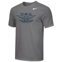 Nike Men's USA Fencing Legends Of The Piste Tee - Grey/Navy