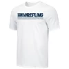 Nike Men's Wrestling Detroit Athlete Tee - White/Navy