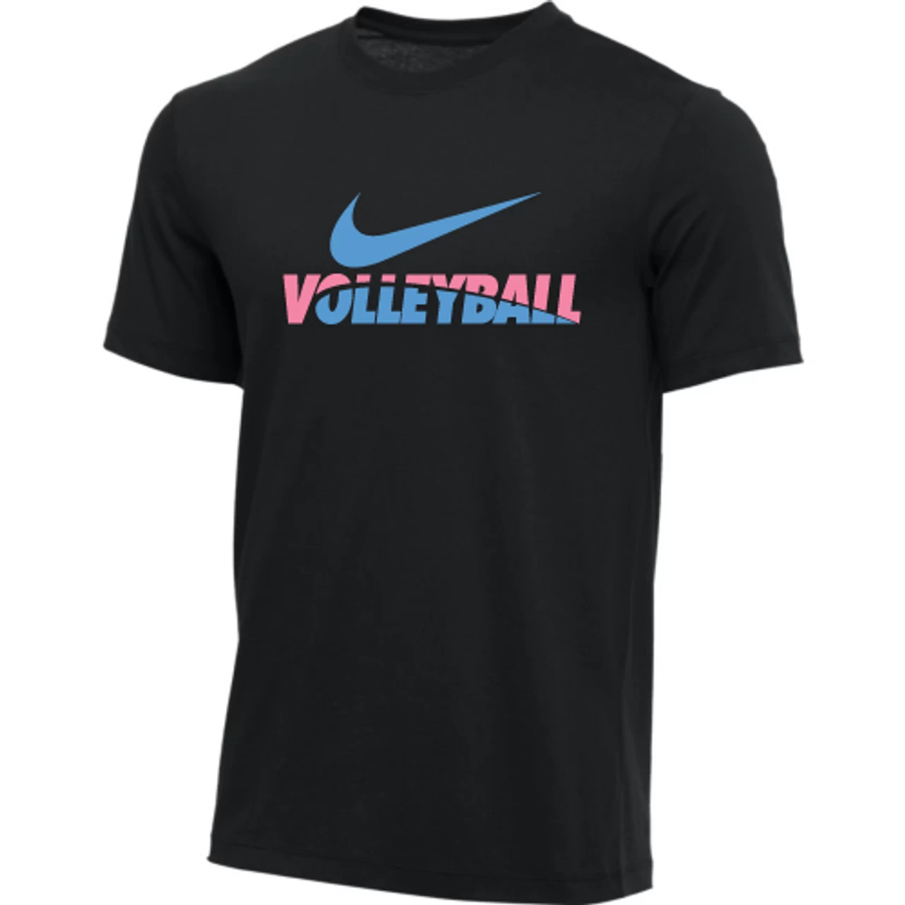 Nike Men's Volleyball Tee - Black/Pink/Blue