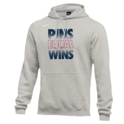 Nike Men's Wrestling Club Fleece Hoodie - Grey/Red/Blue