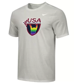 Nike Men's USA Weightlifting Pride Tee - Grey