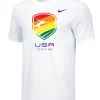 Nike Men's USA Fencing Pride Tee - White