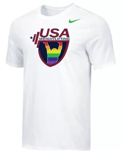 Nike Men's USA Weightlifting Pride Tee - White