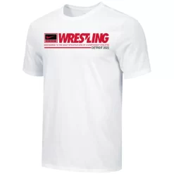 Nike Men's Wrestling Detroit Athlete Tee - Red/Black