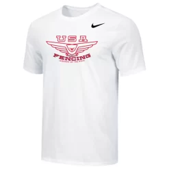 Nike Men's USA Fencing Legends Of The Piste Tee - White/Red
