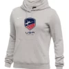 Nike Women's USAF Club Fleece Hoodie - Grey