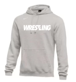 Nike Women's Wrestling Club Fleece Hoodie - Grey/White