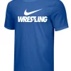 Nike Men's Wrestling Tee - Royal