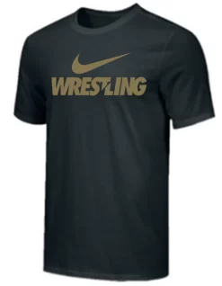 Nike Men's Wrestling Tee - Black/Gold