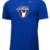 Nike Youth USA Weightlifting Team Legend SS Crew - Royal