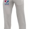 Nike Youth USA Wrestling Club Fleece Pant - Heather Grey