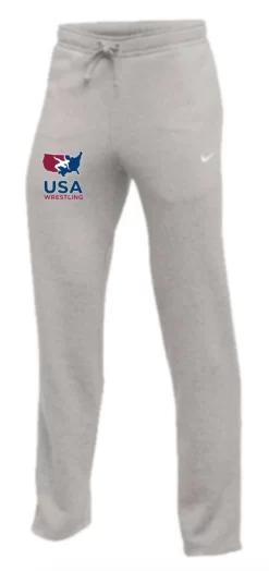 Nike Youth USA Wrestling Club Fleece Pant - Heather Grey