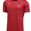 Nike Men's USA Fencing SS Polo - Scarlet