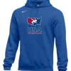 Nike Men's USA Wrestling Club Fleece Pullover Hoodie - Royal