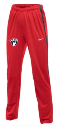 Nike Women's USA Weightlifting Epic Pant - Scarlet/Anthracite