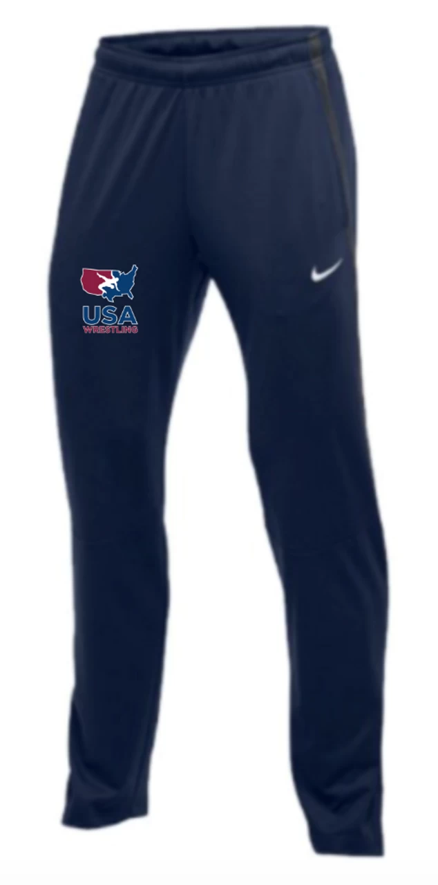 Nike Men's USA Wrestling Epic Pant - Navy/Anthracite