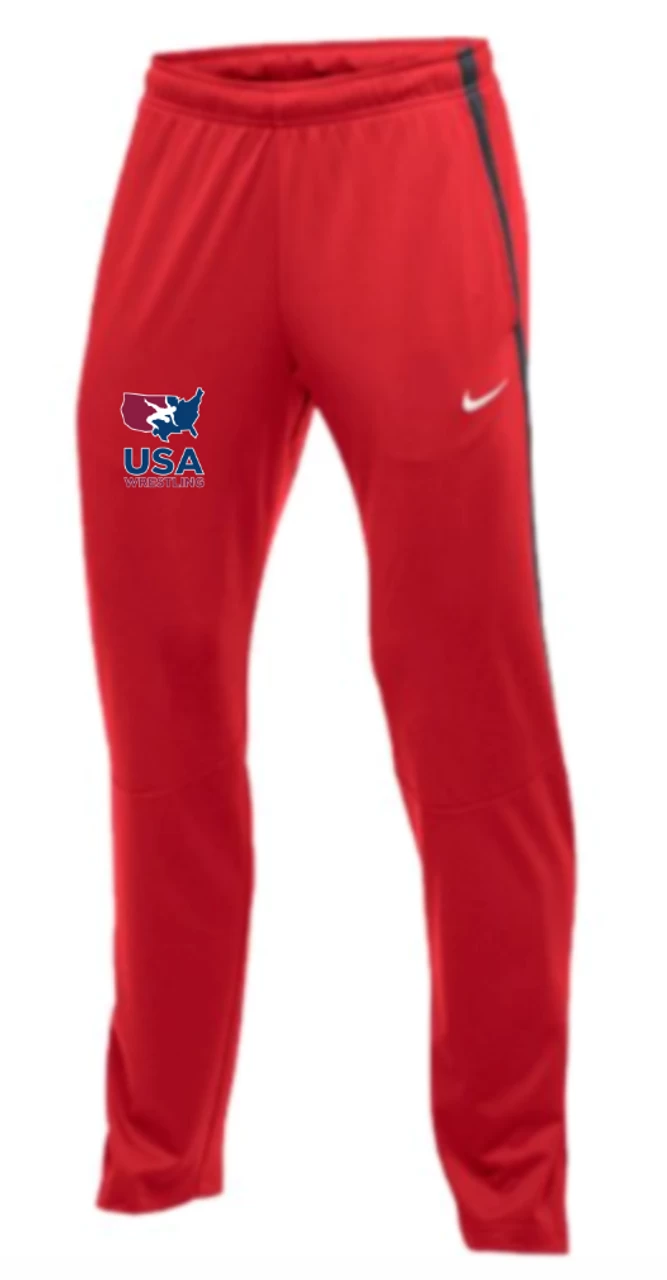 Nike Men's USA Wrestling Epic Pant - Scarlet/Anthracite