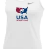 Nike Women's USA Wrestling Balance Tank - White