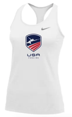Nike Women's USAF Balance Tank - White