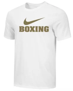 Nike Men's Boxing Tee - White/Gold