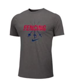 Nike Youth Fencing Swords Tee - Dark Grey Heather