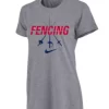 Nike Women's Fencing Swords Tee - Grey