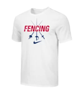 Nike Youth Fencing Swords Tee - White