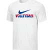 Nike Youth Volleyball Tee - Blue/White