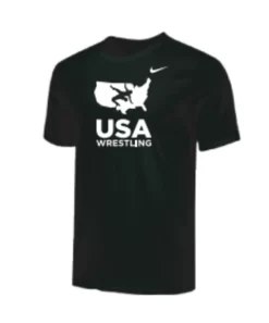 Nike Men's USA Wrestling Tee - Black/White