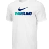 Nike Men's Wrestling Tee - White/Blue