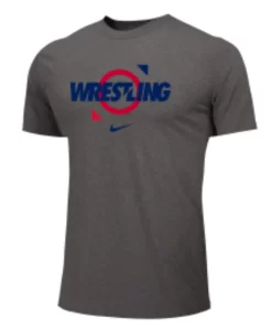 Nike Men's Wrestling Tee - Grey/Red/Blue